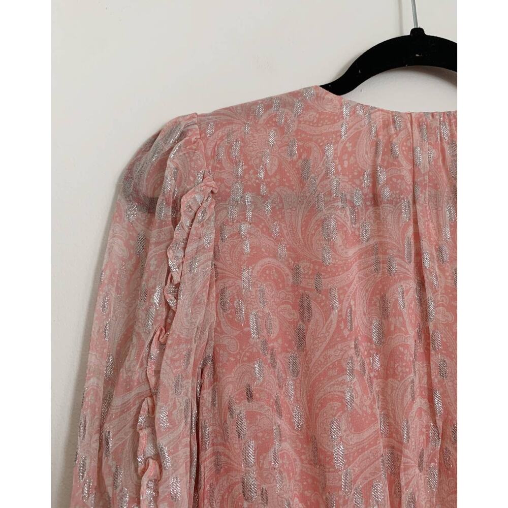 Flirt Combo Pink Ramy Brook Printed Ora Dress XS - Picture 11 of 15